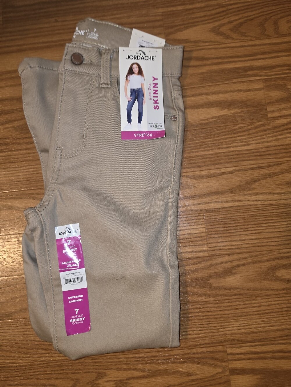 Jordache Kids Skinny Jeans in Khaki